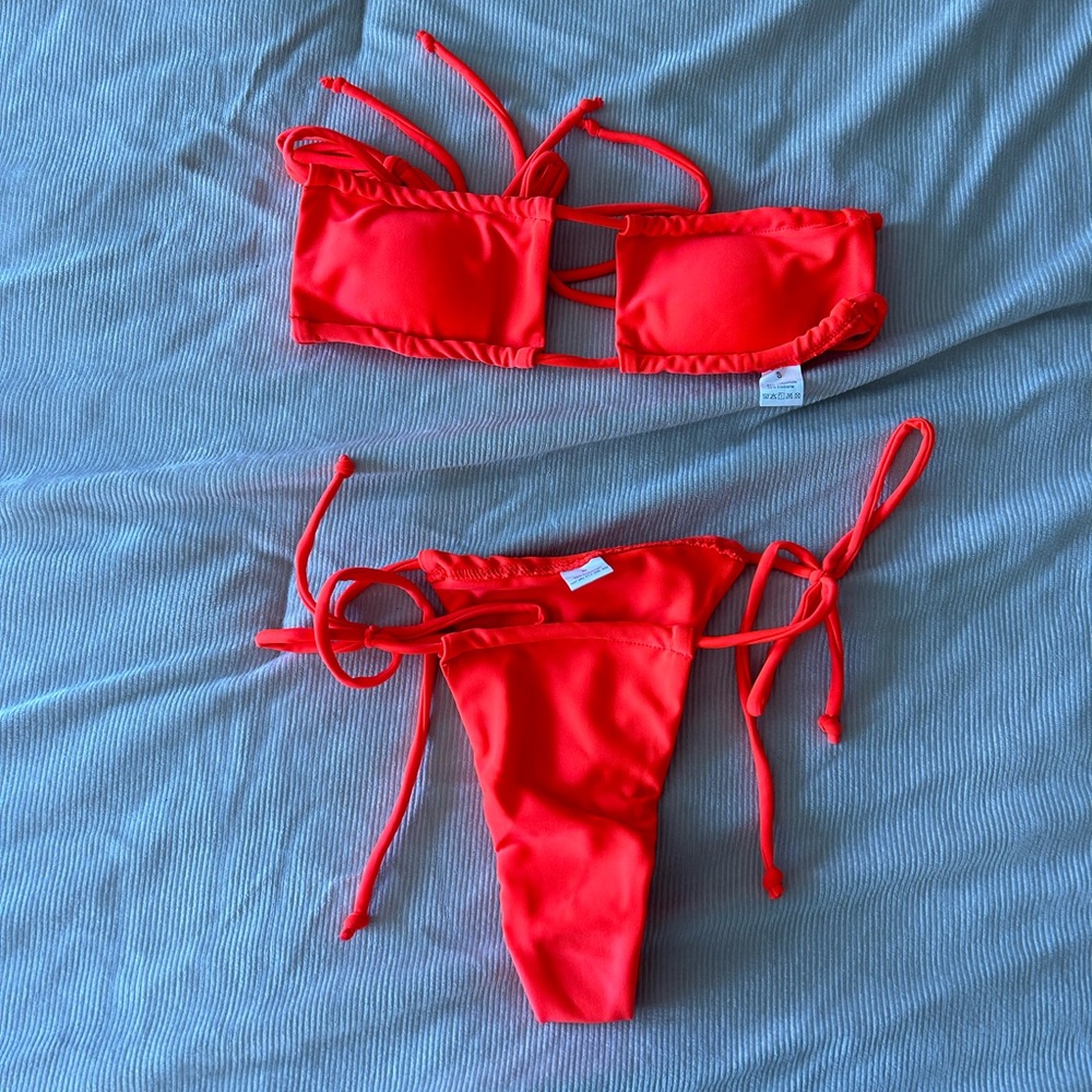 Pink Bandeau Bikini. Still new unused!